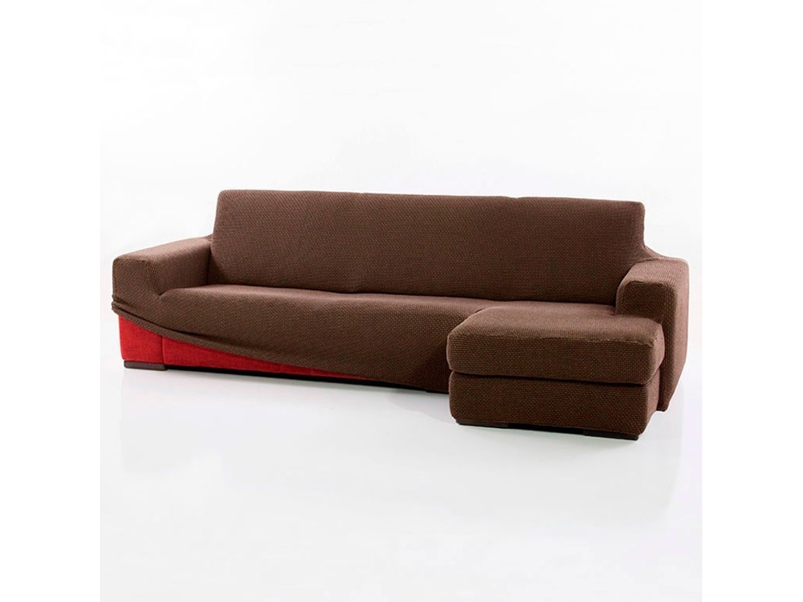 Funda de Sofá DOMAINET Relive (Marrón - Algodón y poliéster - 210-320 cm)