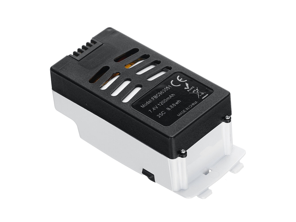 Bateria de reposição 7.4V 1200mAh para helicóptero RC Eachine E188 E188s E188 Pro. Compatível com baterias 25C MDUG.