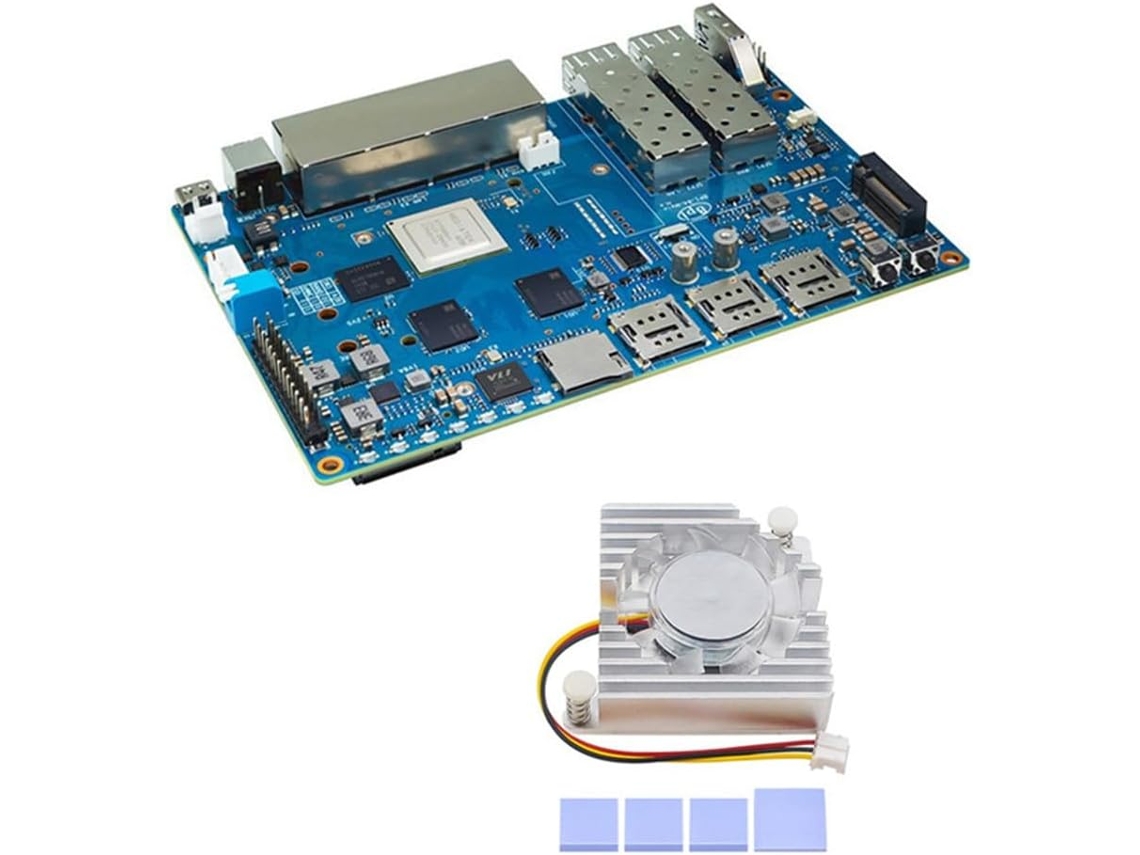 Router Con Tarjeta De Desarrollo R4, 4 Gb De Ram, Mt7988a, Alto Rendimiento
