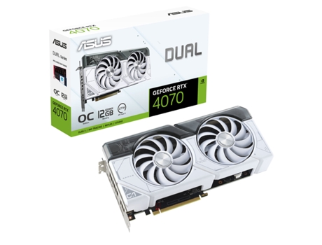 Tarjeta Gráfica ASUS Asus Dual Geforce Rtx 4070 Blanco Edición Oc 12 Gb Gddr6X