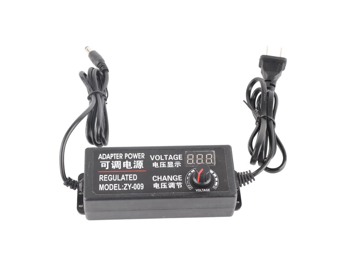 Adaptador De Potencia Ajustable Cargador De Voltaje Variable Suministro Dc3v‑12v