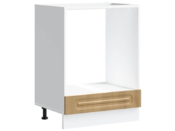 Mueble para horno en madera de roble artesanal EXCLUSIVO DE LA CASA