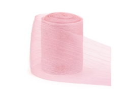 (rosa) Cinta De Hilo Arrugado De 5 Yardas Y 4 Cm, Adecuada Para Accesorios Para El Cabello, Manualidades De Bricolaje Y Decoraciones.