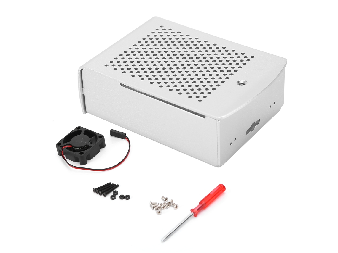 Cubierta de ventilador de aluminio para Raspberry Pi