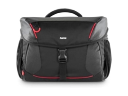 Estuche para cámara Hama Phoenix 200 negro y rojo con múltiples compartimentos y protección para SLR