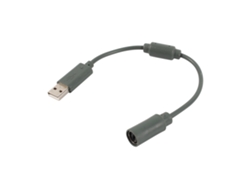 Adaptador de conexión USB para mando con cable de Xbox 360, cable de repuesto - Gris