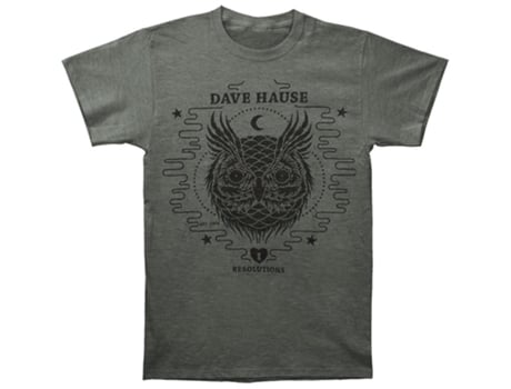 Camiseta ROCKINSTONE Dave Hause Búho (M)