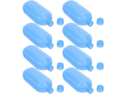 Juego de 8 bolsas de hielo azules reutilizables