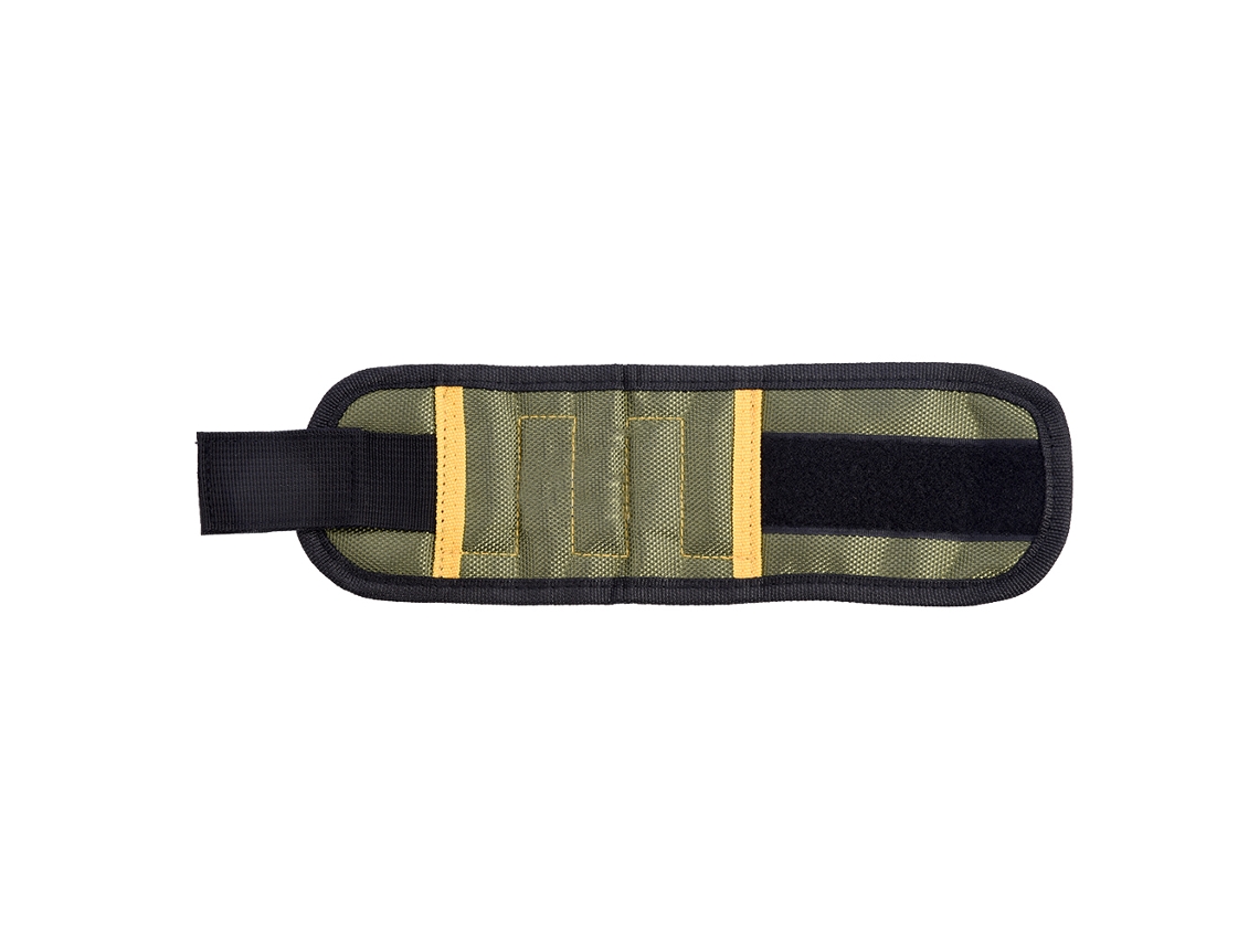Correa De Muñeca Magnética Ajustable Con Velcro Para Tornillos, Tuercas Y Herramientas Pequeñas (verde Militar)