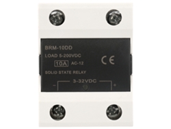 Relé De Estado Sólido Brm-10dd De 5-200 Vca Para Procesos De Automatización Industrial