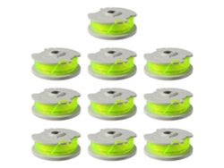 G7z 10 Piezas Wa0014 Hilo De Carrete Para Desbrozadora Worx Wg190 Wg191 Wg168 K4b Wg184 Hilo De Nailon Para Cortacésped
