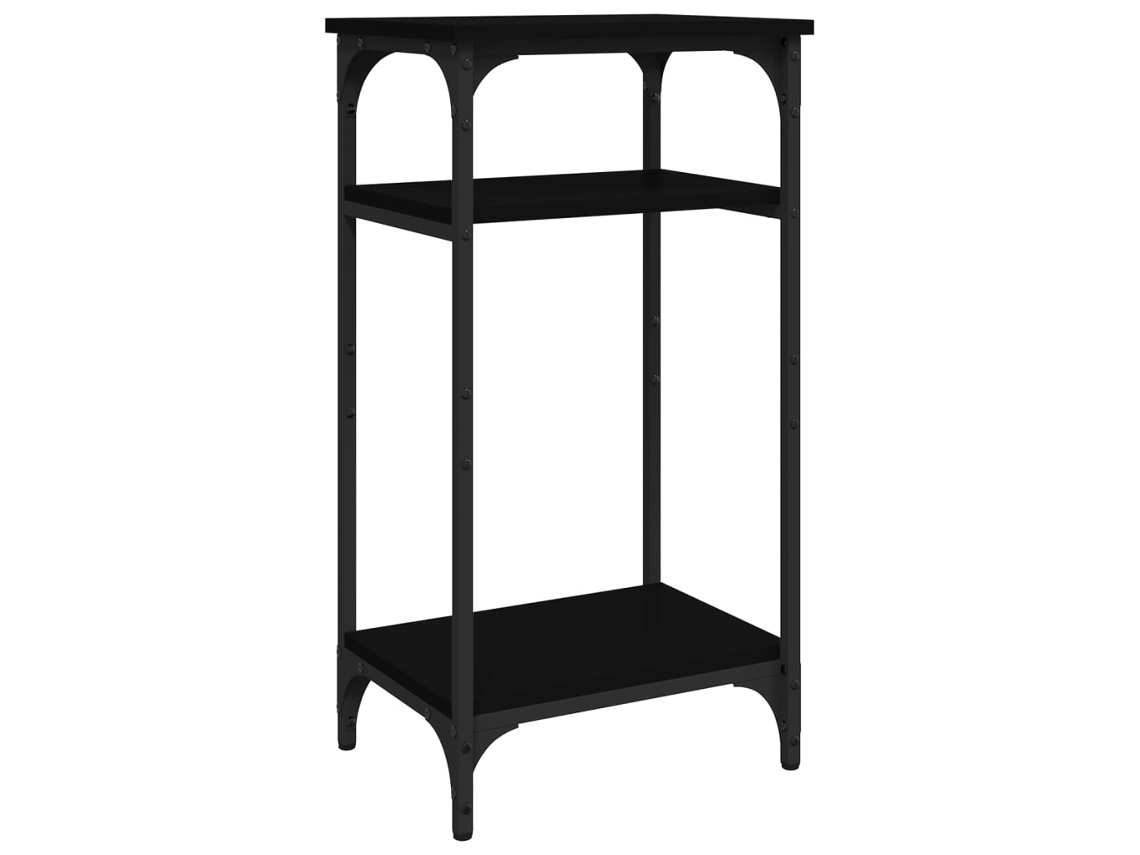 Maison Exclusive - Mesa Auxiliar De Madera Contrachapada Negra 40x30x75 Cm