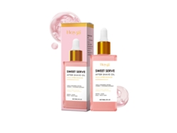 Aceite esencial reparador con sabor a fresa para después de la depilación y el afeitado.