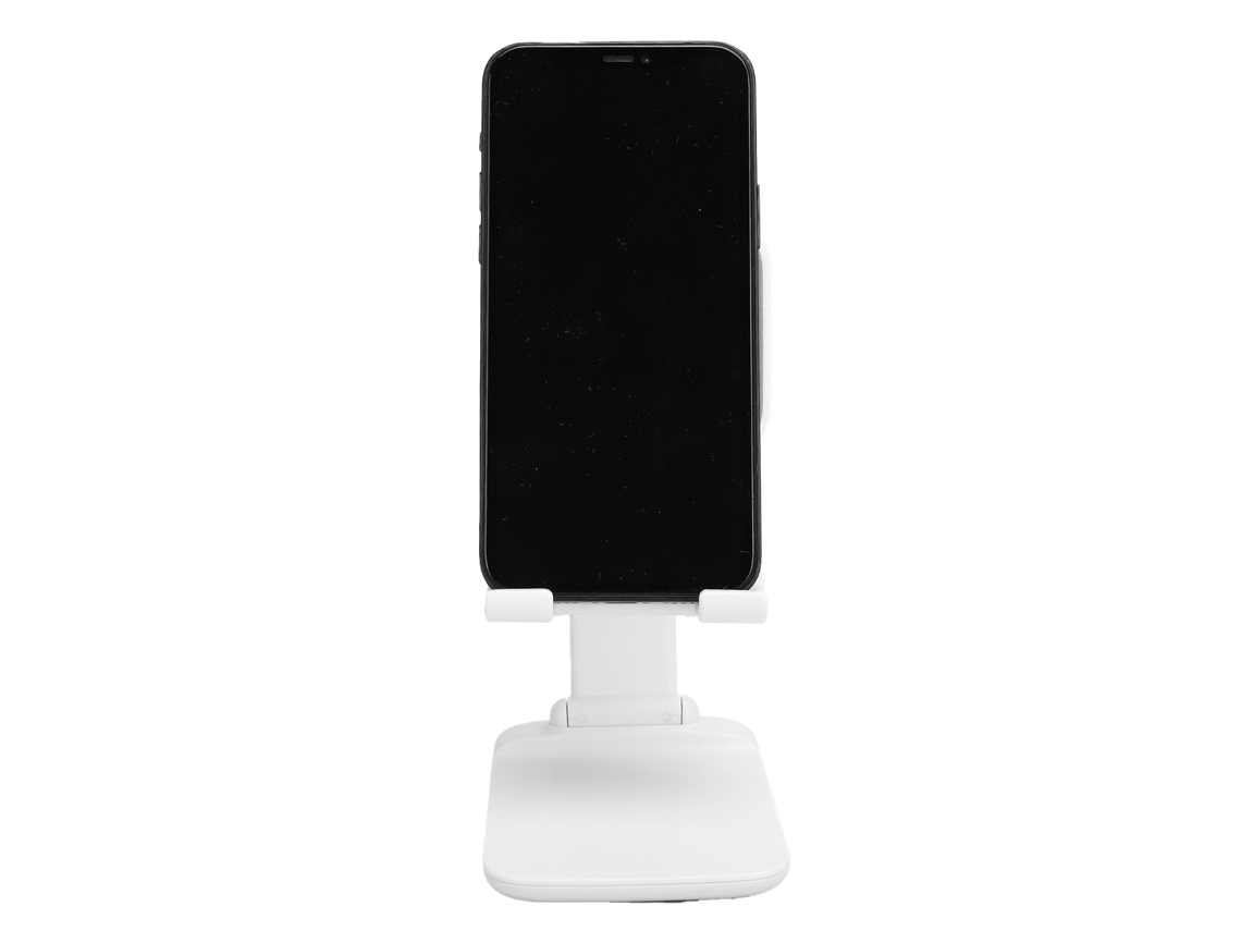 Soporte De Escritorio Ajustable Para Teléfonos Móviles Y Tabletas, De Aleación De Zinc Blanca, Para Transmisiones Web Y Cursos En Línea.