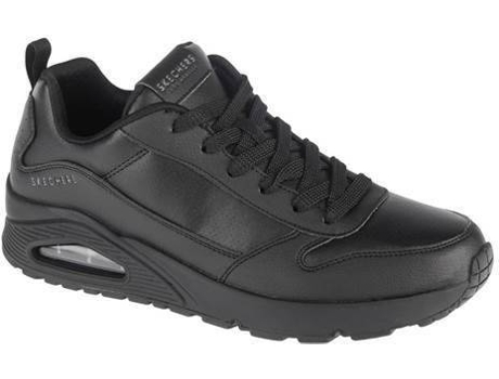 Botas SKECHERS Cuero Sintético Hombre (45 - Negro)