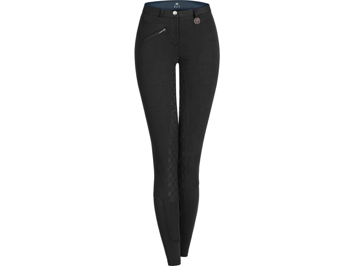 E.L.T. Calças de Montaria de Silicone Thermo Fun Sport Preto 48E.L.T.