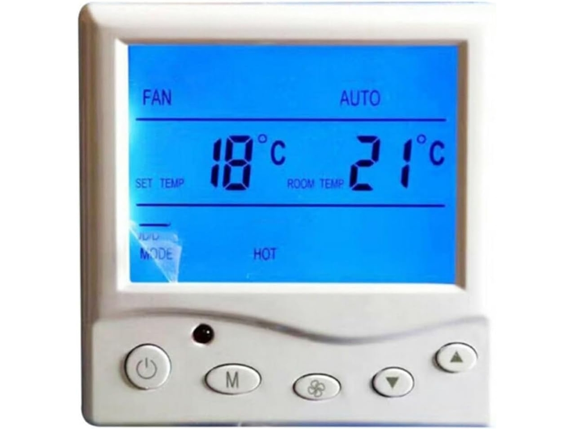 Termostato Digital 220 Para Calefacción Por Suelo Radiante V Lcd Programable Para