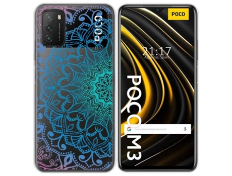 Carcasa Xiaomi Redmi 9T TUMUNDOSMARTPHONE Dibujos Transparente Multicolor