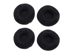 Almohadillas De Terciopelo Y Espuma (4 Unidades) Para Auriculares Yh100, Ath-ws70, Ws99, Ws77, Mdr-v55 Y V500dj (color Negro).