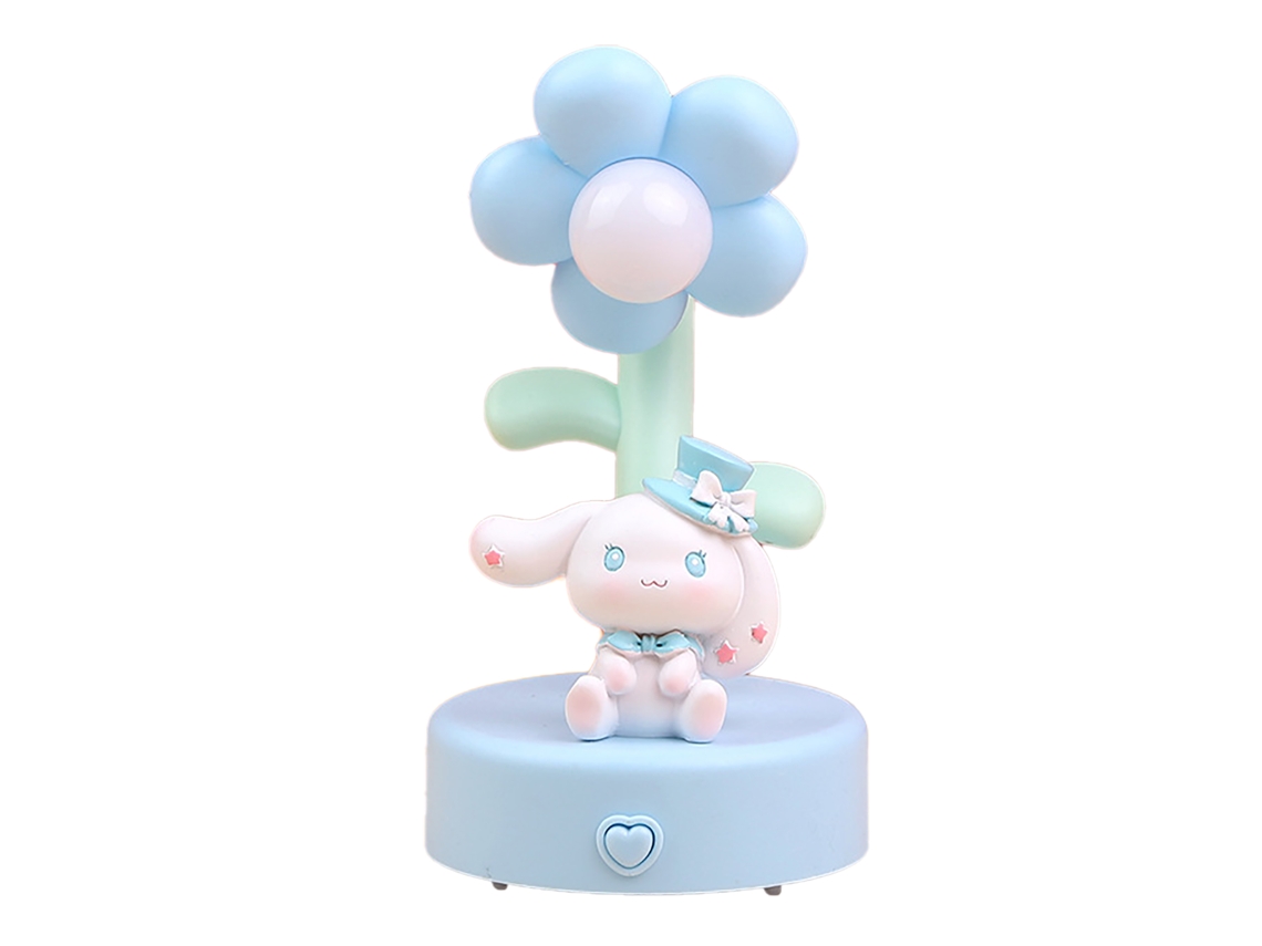 Rebe-luz Nocturna Linda Multifuncional Resina Niños Bebés Niños Pequeños Flor Dormitorio A