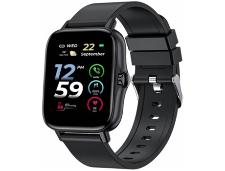 Smartwatch ENKERS 2022 Nuevo Bluetooth Llamadas 1.70 HD Pantalla táctil completa para deportes de trabajo Apple Android Negro-Negro