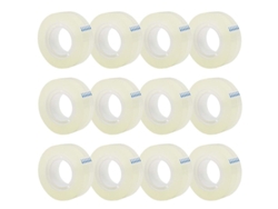 12 Rollos De Cinta Transparente Para Dispensadores, Cinta Transparente Para Oficina, Hogar Y Escuela.