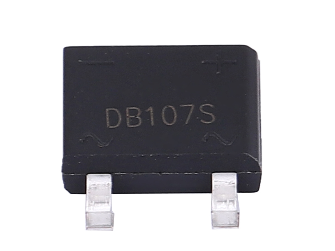 Puente Rectificador Cuadrado Db107s De 1 A Y 1000 V Para Componentes Electrónicos (1 Unidad)