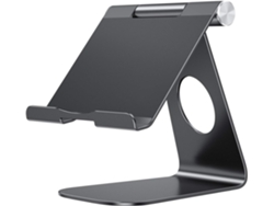 Soporte de escritorio ajustable para tableta, soporte para iPad, base de aluminio