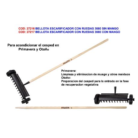 Bellota escarificador con ruedas 3080 sin mango
