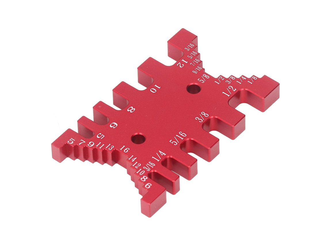 Calibrador De Tensión De Aluminio Doveta Gauge, Escala Métrica E Imperial, Herramienta De Carpintería.