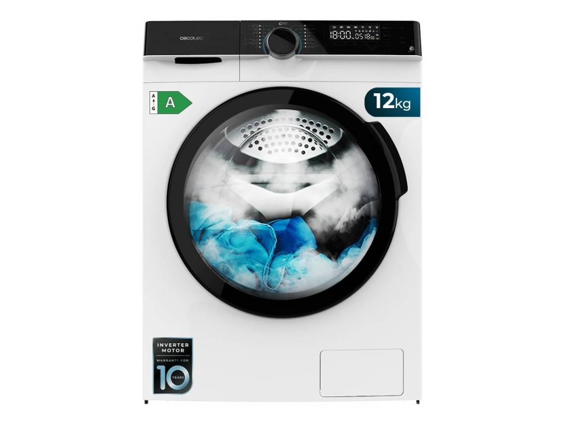 Lavadora CECOTEC DressCode 121000 (12 kg - 1400 RPM - Blanco)