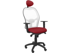 Silla de Escritorio Operativa PYC Jorquera C Rojo B (Brazos Ajustables - Malla)