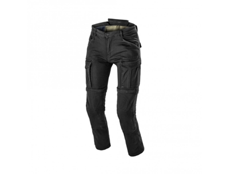 Pantalones de Moto para Hombre MACNA (30 - Negro)