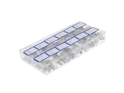 Juego De 130 Piezas De Puentes De Grasa Hidráulica Galvanizados M6 M8 M10 Bsp Unf 45°