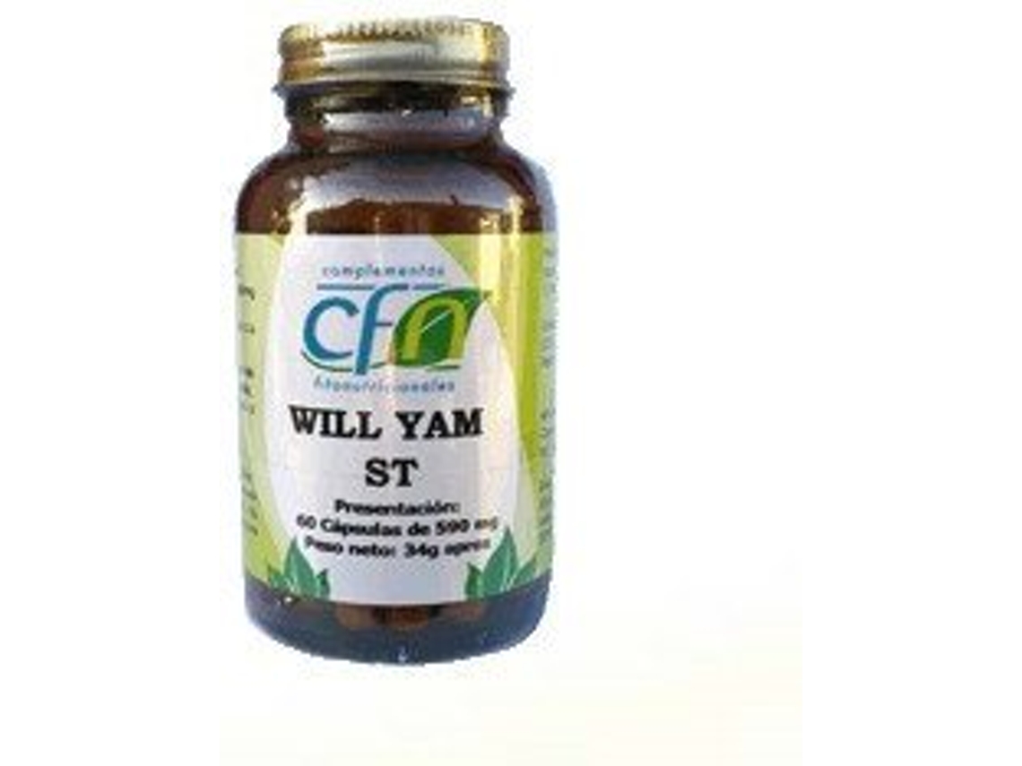 Complemento Alimentar CFN Will Yam St 590 Mg (60 Cápsulas)