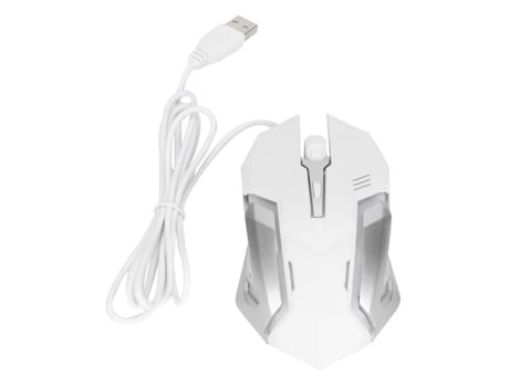 HURRISE Ratón de computadora con cable Ratón con cable Puerto USB Gaming Office Accesorios luminosos ópticos para negocios