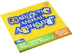 Imanes de nevera con el alfabeto | Juegos educativos de animales, imanes de nevera para niños AP Gokoco