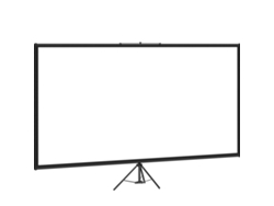 Pantalla de proyector Succebuy de 70 pulgadas con trípode portátil 4K HD 169