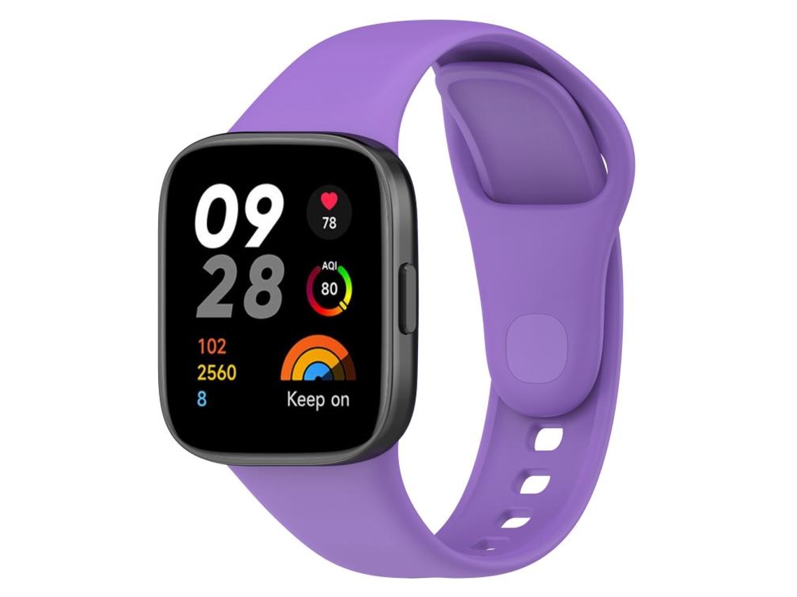 Correa de silicona para Redmi Watch 3 - Color liso - Botón