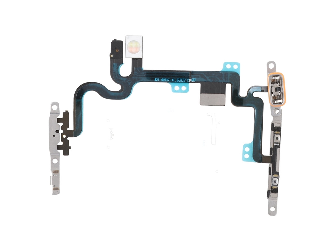 Cable Flexible De Micrófono De Carga Original Para Iphone 7 Con Tecla De Volumen De Encendido