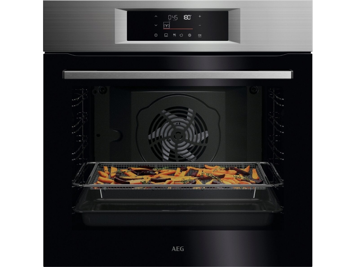 Horno Multifunción AEG OU5PB43PM (72 L - Pirolítico - Inox Antihuellas)