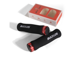 Puños de esponja Bucklos para manillar de bicicleta de montaña con bloqueo y absorción de impactos, accesorios de ciclismo vayotoy