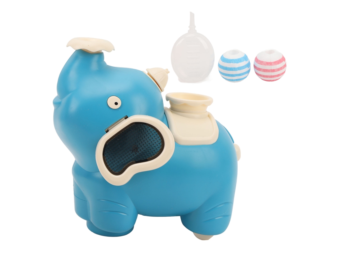 Jinwei-juguete Elefante Que Soplaba Pelota Con Luz Música, Juguete Interactivo Para Bebé, Funciona Con Pilas, Azul