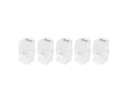5 Módulos Cat3 Rj11 De 4 Núcleos Para Conexión Telefónica (componente Electrónico)