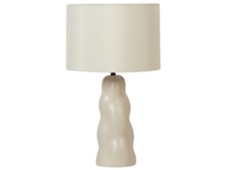 Lámpara de mesa BELIANI Vilar de Cerámica Beige 30x30x51