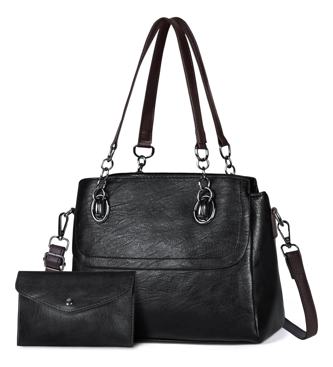 Bolsos de mujer, bolso de piel sintética para mujer vayotoy
