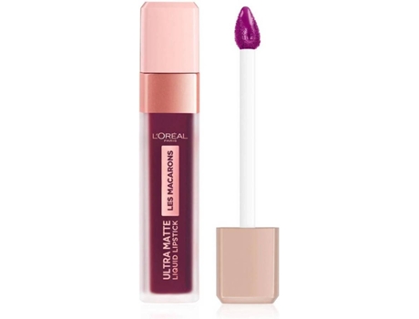 Labial L'OREAL Les Macarones Ultra Matte Liquid Barra De Labios 830 Blackcurrant Crush