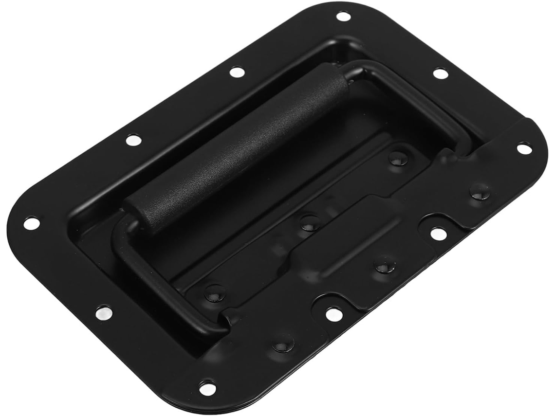 Asa De Resorte De Hierro Negro Para Cajas De Transporte Y Cajas, Empuñadura Empotrada