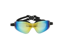 Gafas De Natación Antivaho, Sin Fugas, De Gel De Sílice, Con Espejo De Policarbonato, Para Hombre Y Mujer, Color Negro.