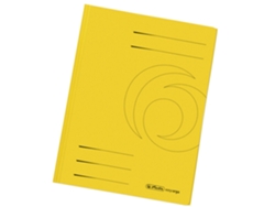 Carpeta HERLITZ Easyorga Din A4 Cartón Marrón Amarillo